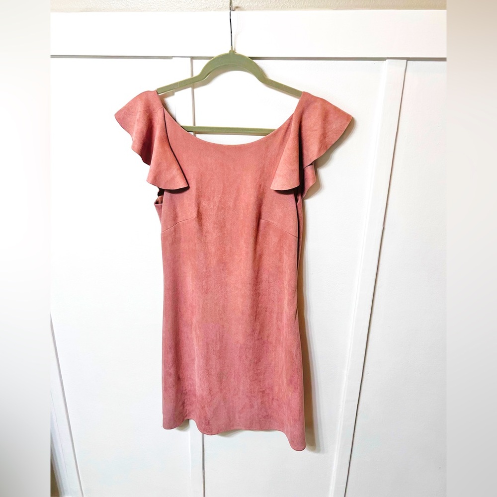 She and Sky Low Back Mini Dress